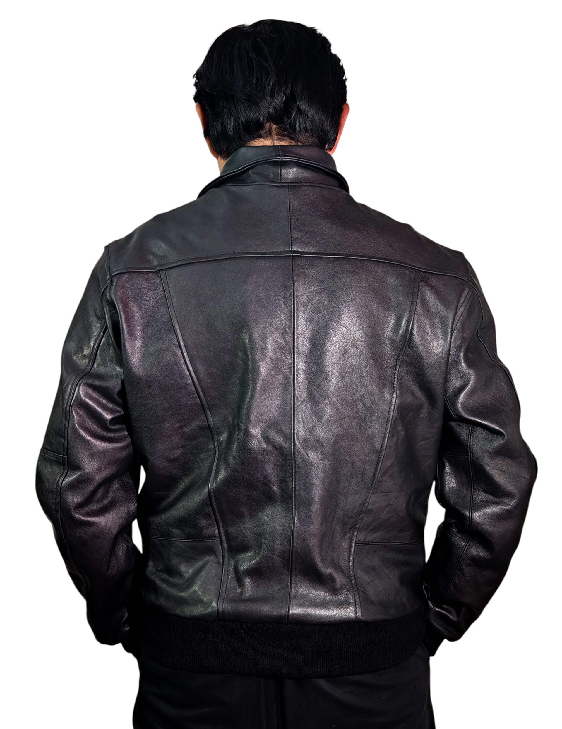 Bomber cuello camisa