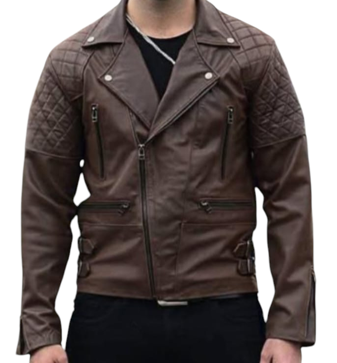 Vintage Biker Leather Jacket